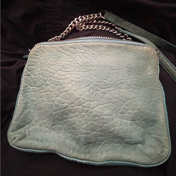 Botkier Blue / Teal Leather Logan Crossbody Bag - Picture 7 of 9
